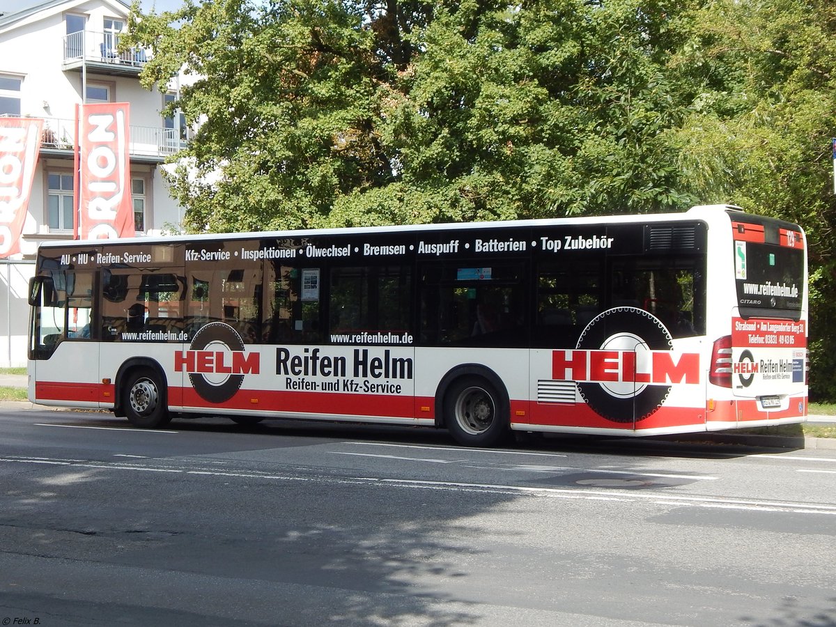 Mercedes Citaro II der VVR in Stralsund.