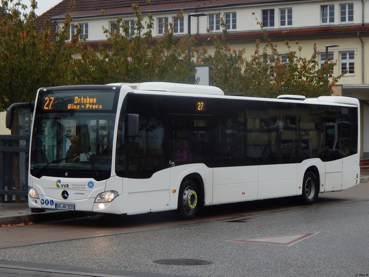 Mercedes Citaro III Hybrid der VVR in Binz.