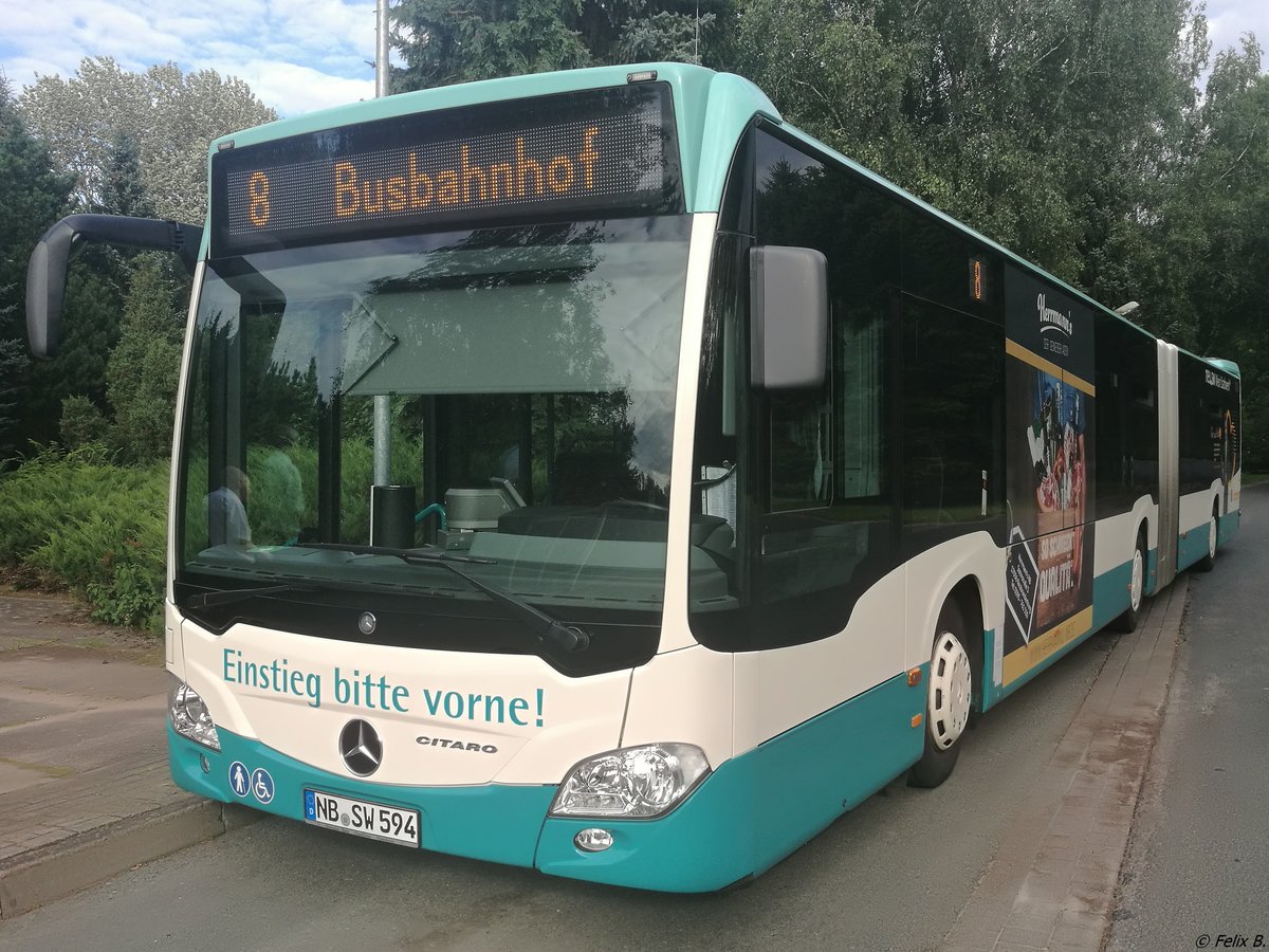 Mercedes Citaro III der Neubrandenburger Verkehrsbetriebe in Neubrandenburg.