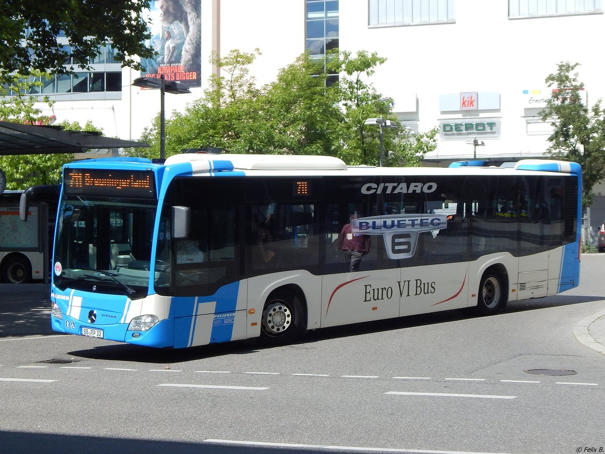 Mercedes Citaro III von Pflieger aus Deutschland in Sindelfingen.