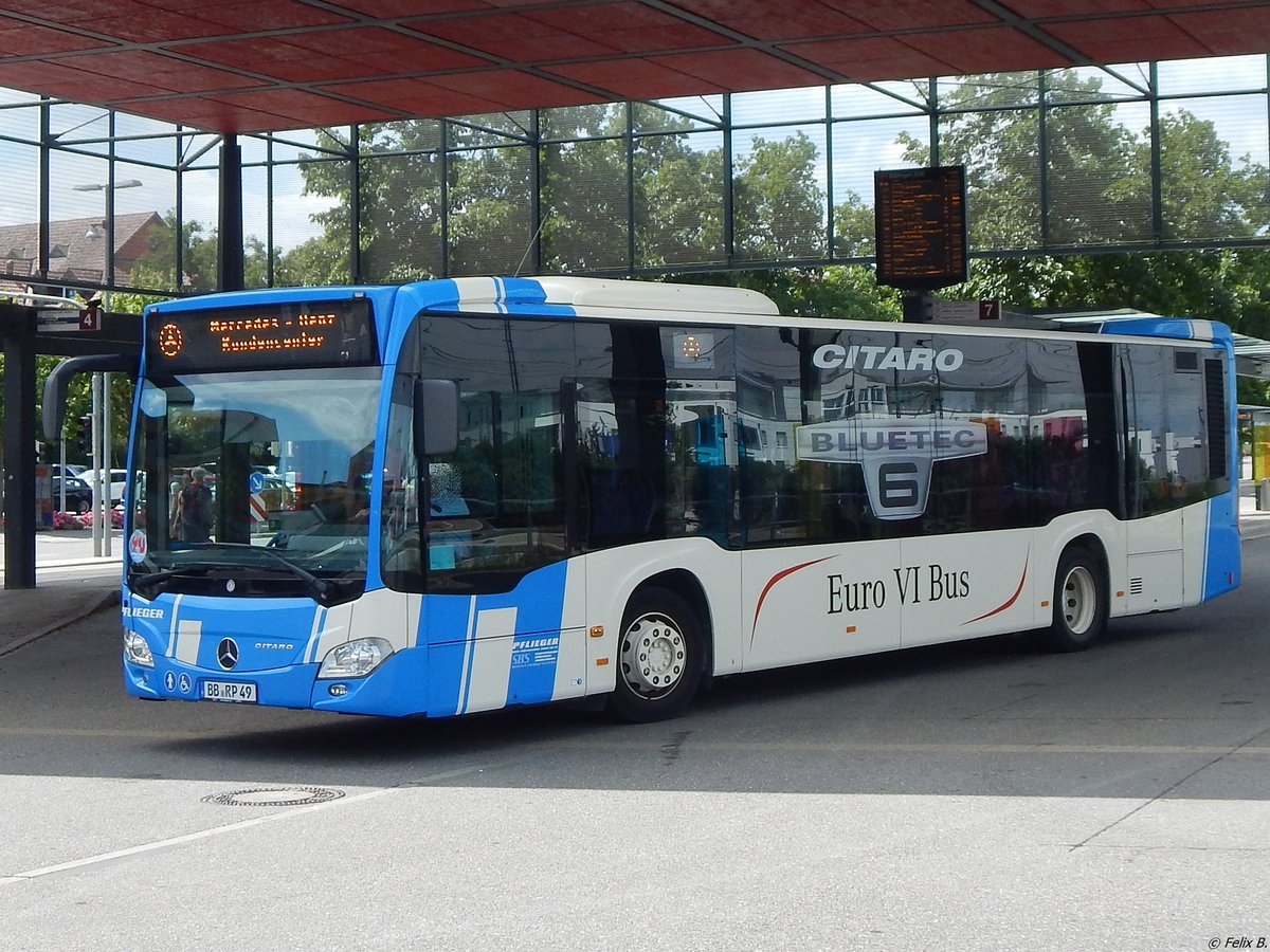 Mercedes Citaro III von Pflieger aus Deutschland in Böblingen.