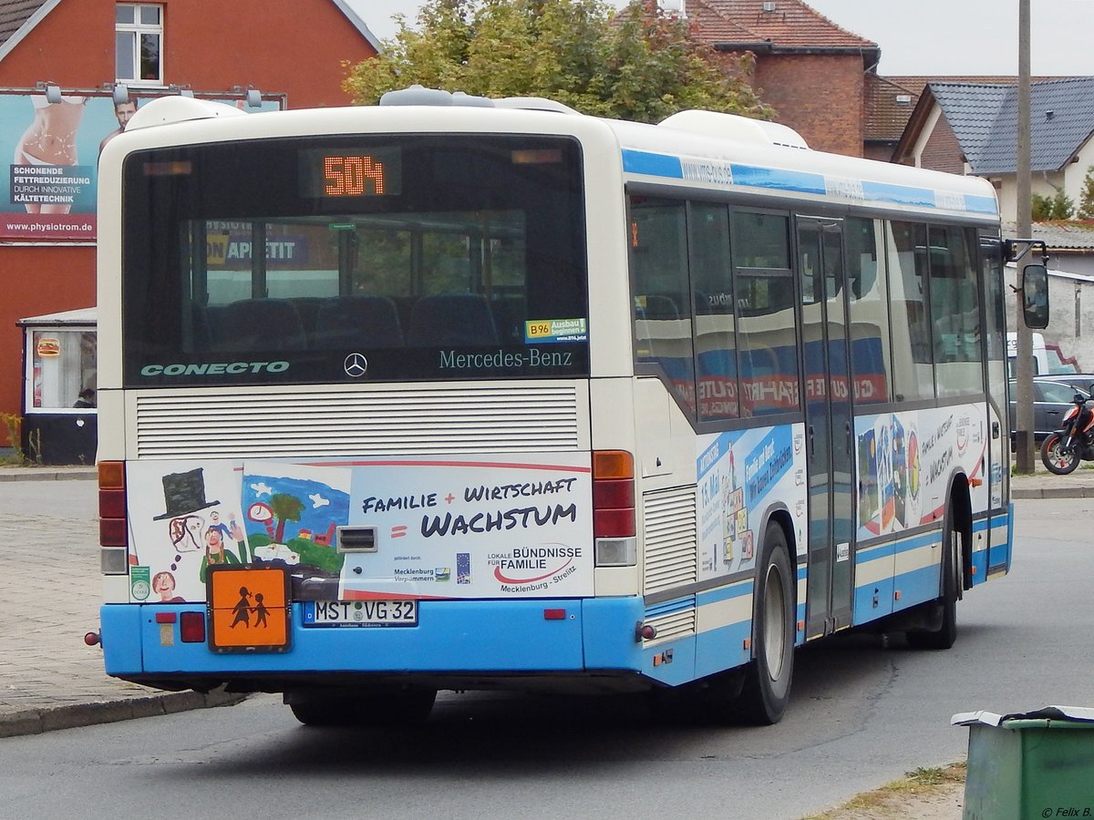 Mercedes Conecto der MVVG in Neubrandenburg.