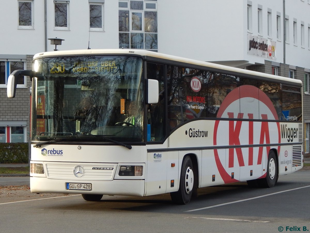 Mercedes Integro von Regionalbus Rostock in G�strow. 