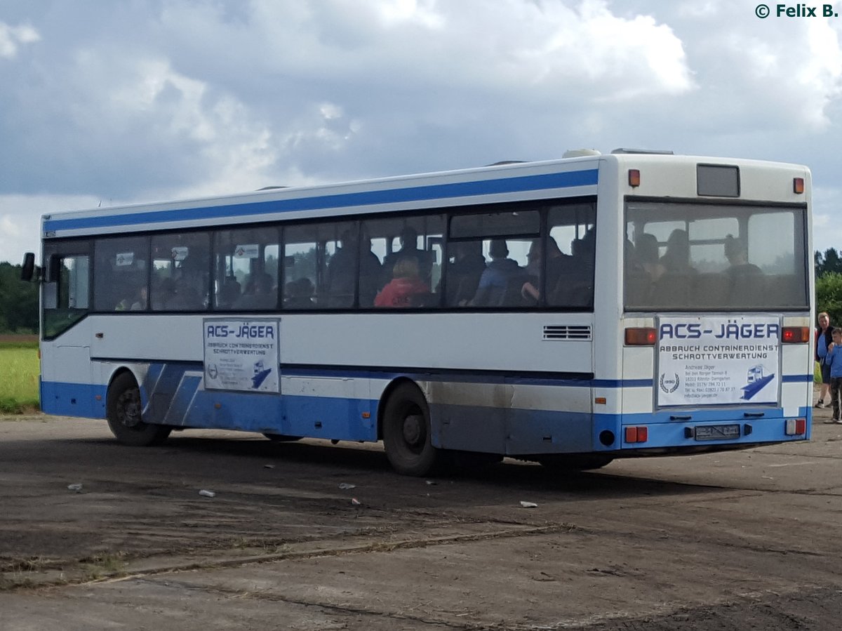 Mercedes O 405 vom Technikmuseum Ptnitz (ex KVG Ribnitz) in Ptnitz.