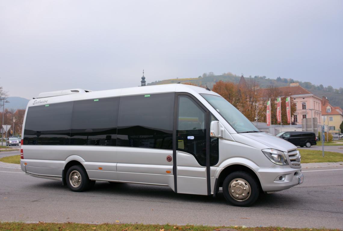 Mercedes Sprinter aus Wien 10/2017 in Krems gesehen.