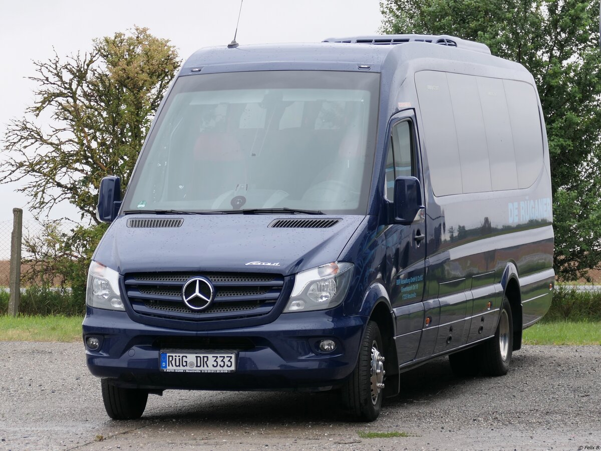 Mercedes Sprinter von De Rüganer aus Deutschland in Bergen.