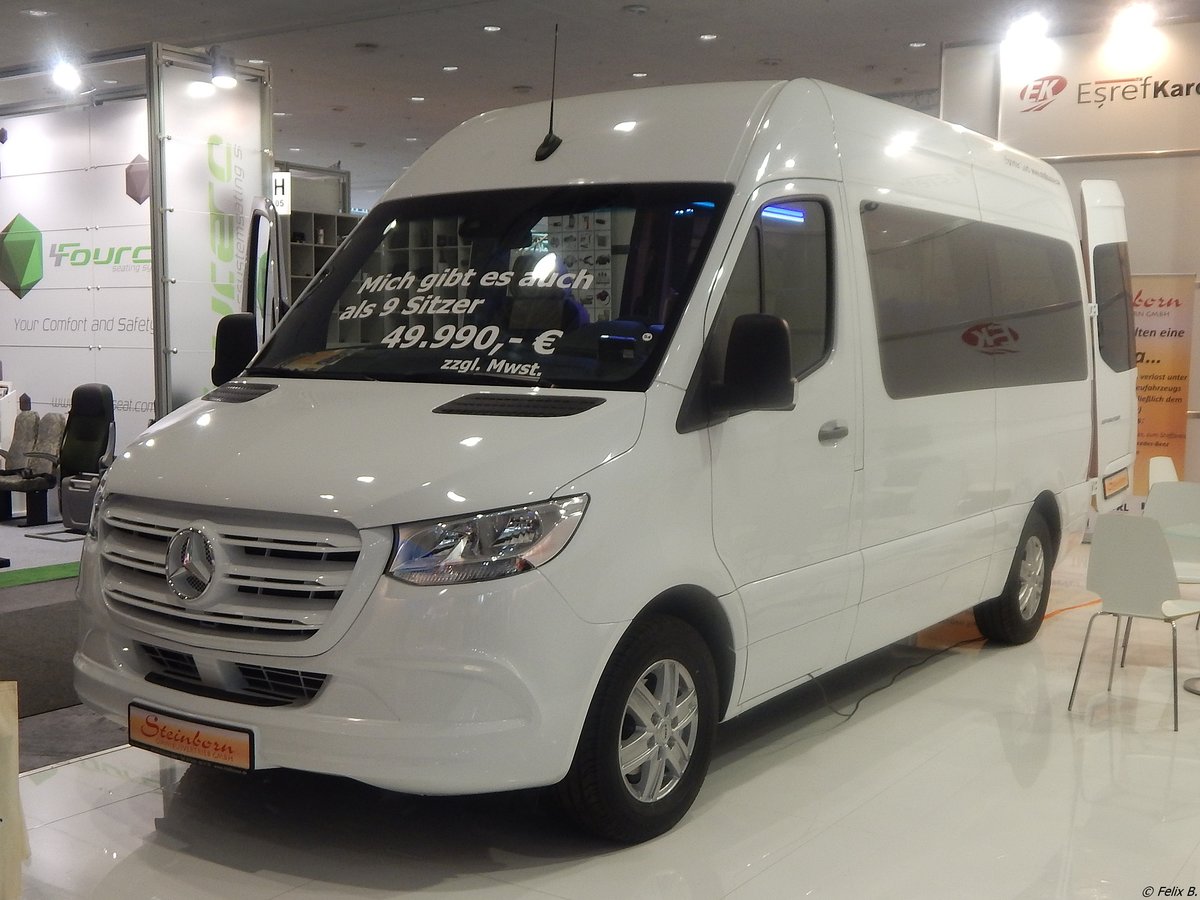 Mercedes Sprinter mit Steinborn Aufbau Vorführwagen in Hannover auf der IAA.