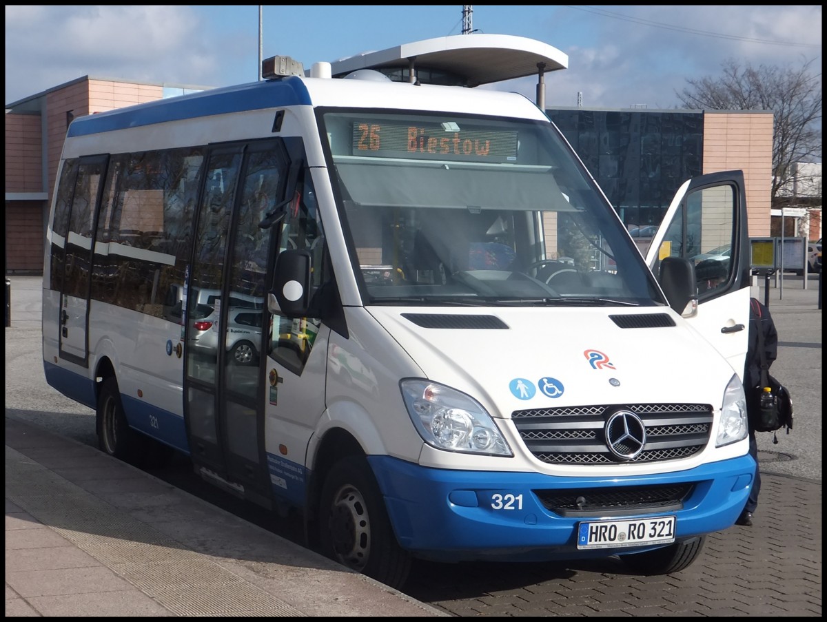 Mercedes Sprinter der Rostocker Stra�enbahn AG in Rostock.