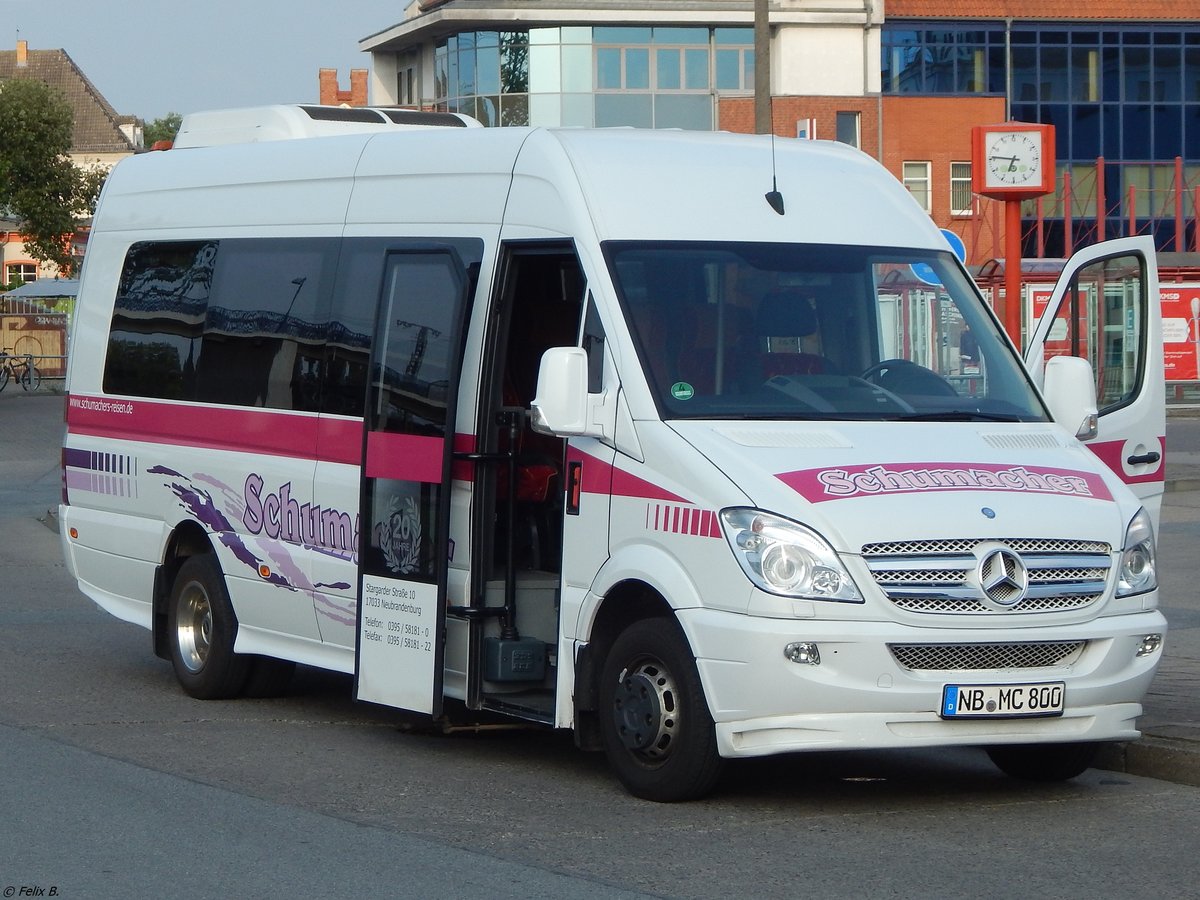 Mercedes Sprinter von Schumacher aus Deutschland in Neubrandenburg.