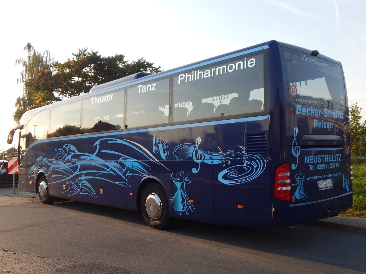 Mercedes Tourismo von Becker-Strelitz Reisen aus Deutschland in Neubrandenburg.