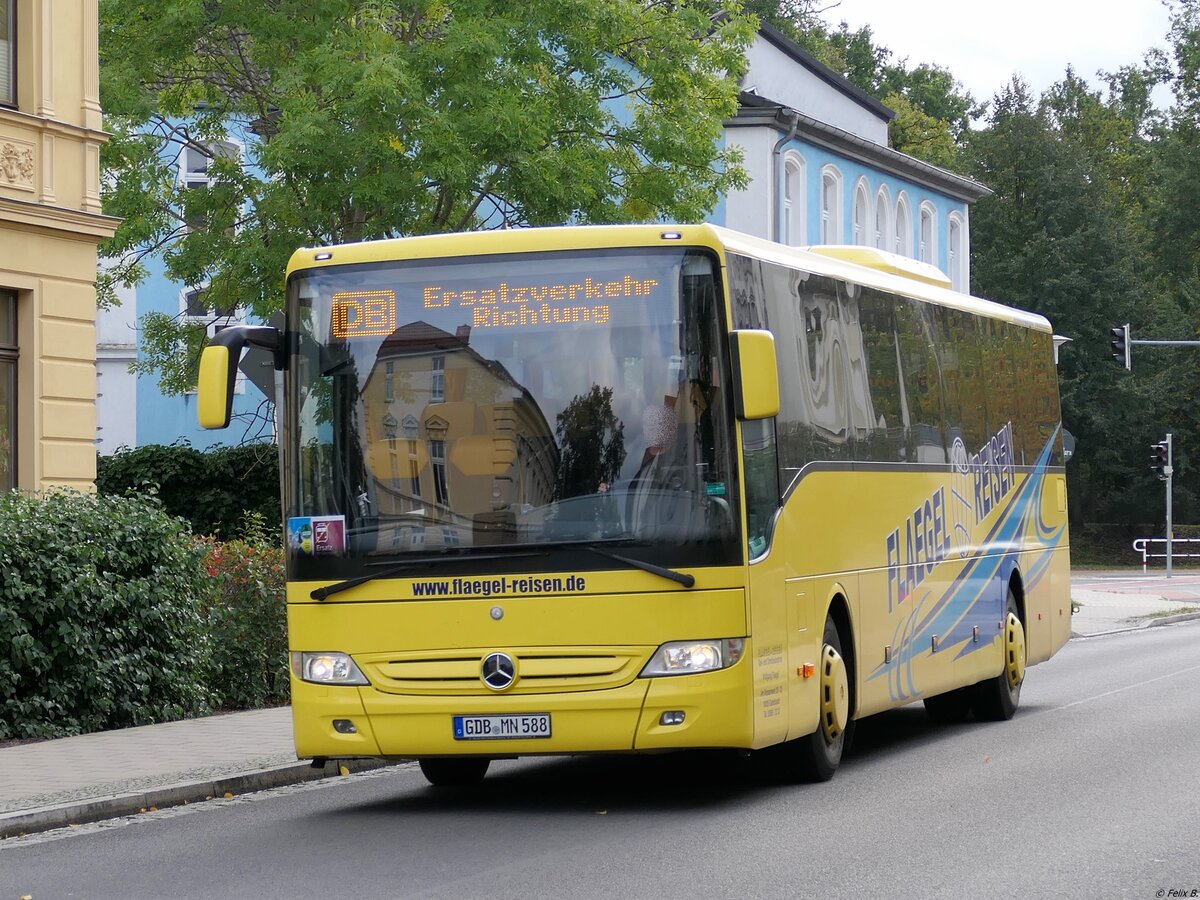 Mercedes Tourismo RH von Flaegel Reisen aus Deutschland in Neubrandenburg.