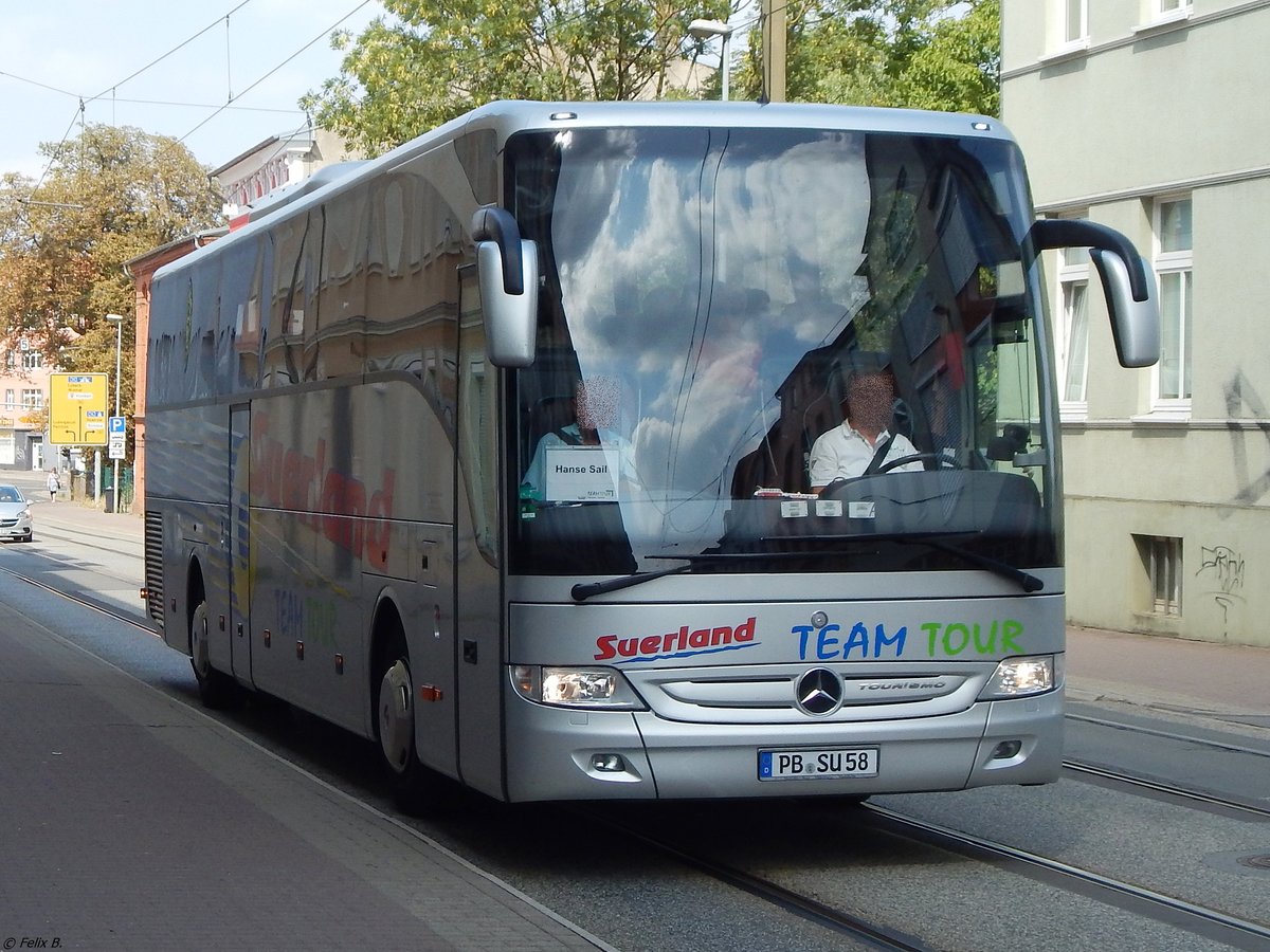 Mercedes Tourismo von Suerland-Busreisen aus Deutschland in Schwerin.