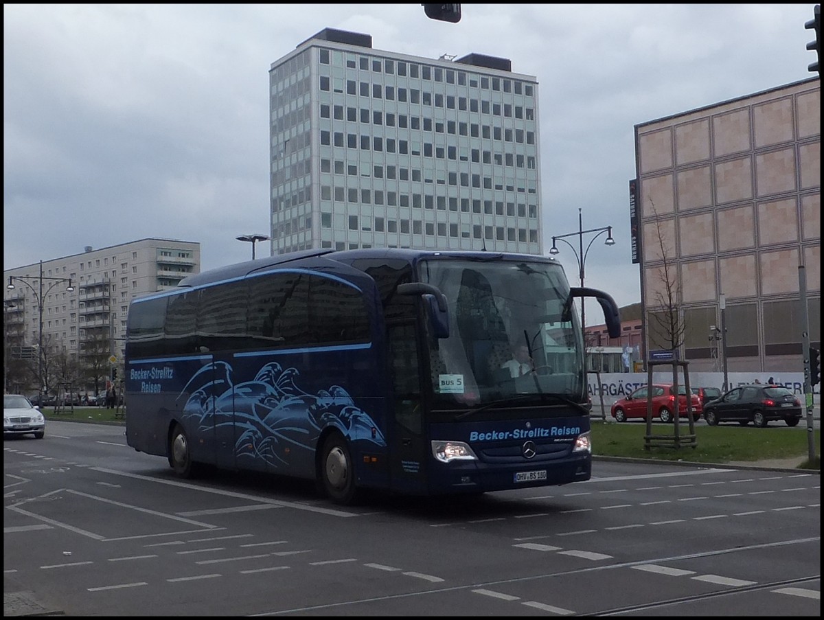 Mercedes Travego von Becker-Strelitz Reisen aus Deutschland in Berlin.