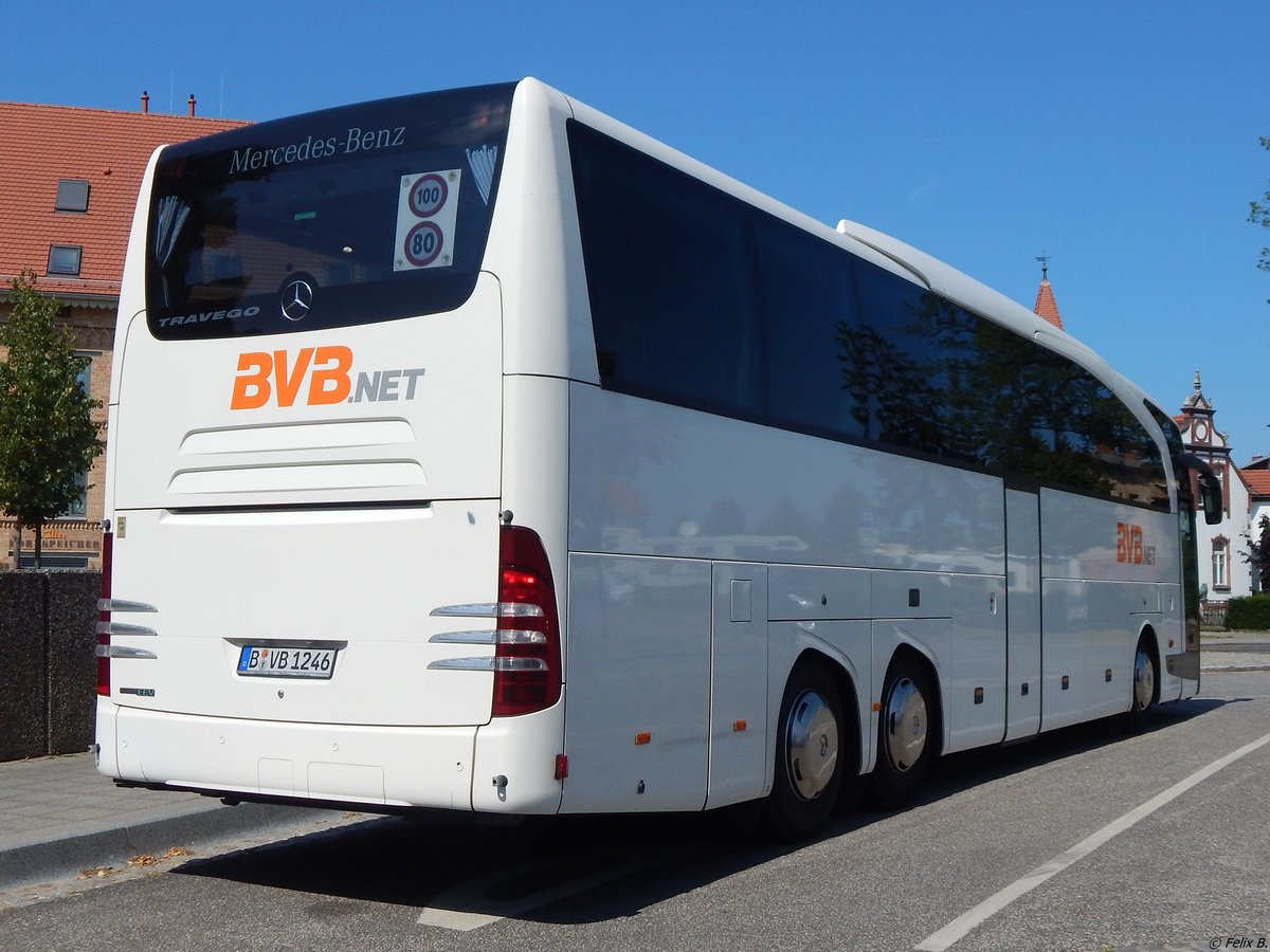 Mercedes Travego von BVB.net aus Deutschland in Neustrelitz.