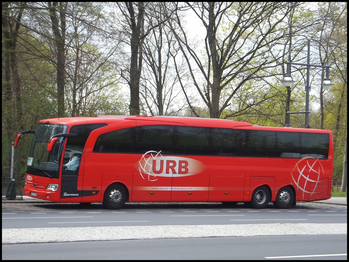 Mercedes Travego von URB aus Deutschland in Berlin.