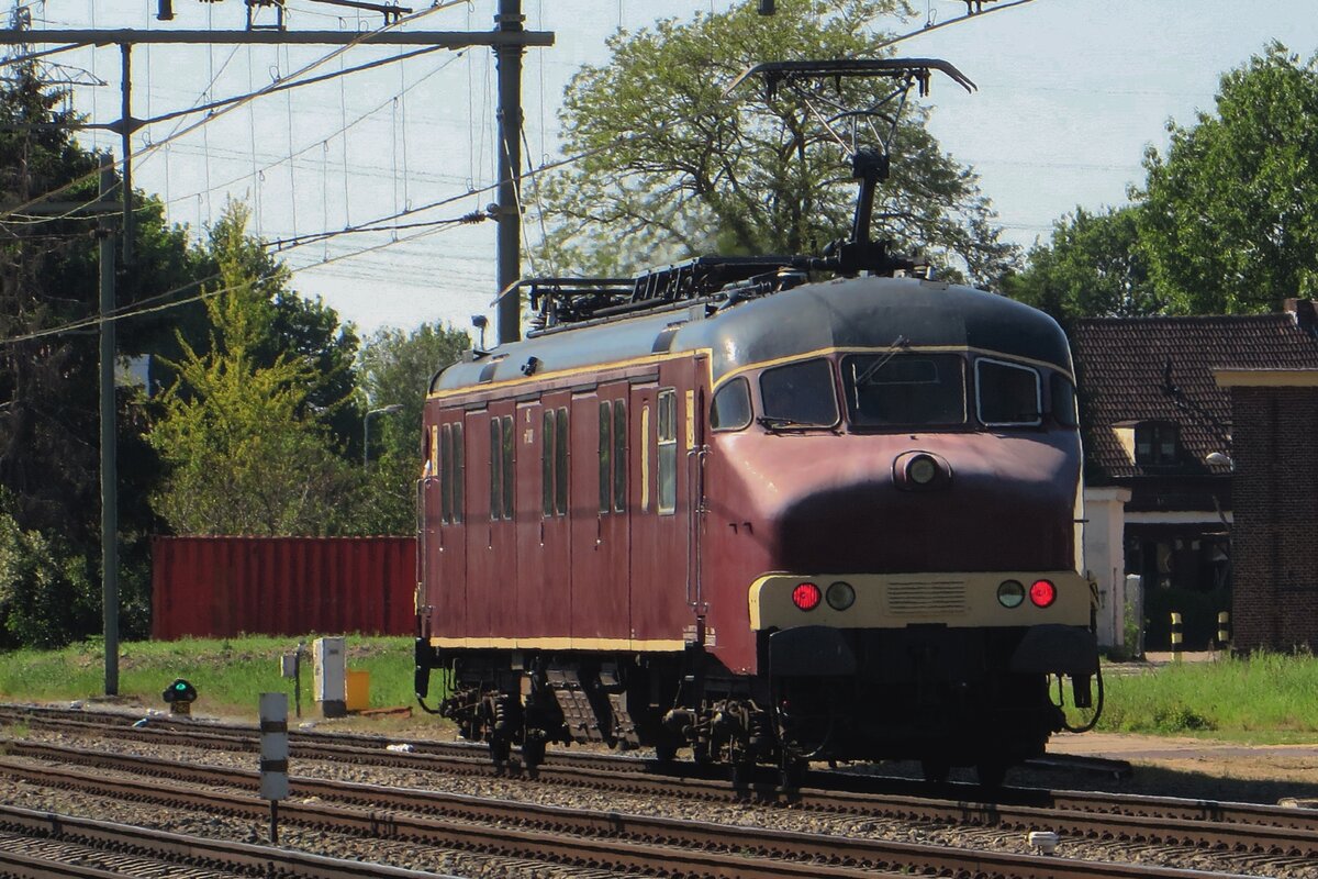 Mp 3031 verlsst am 30 Mai 2021 Blerick fr den Rckfahrt nach das Niederlndisches Staatseisenbahnmuseum in Utrecht.