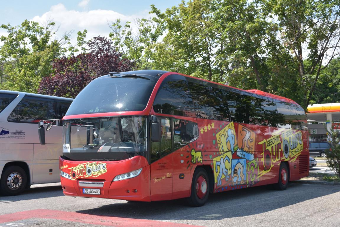 Neoplan Cityliner von Geschw. Bur Reisebusse aus der BRD.