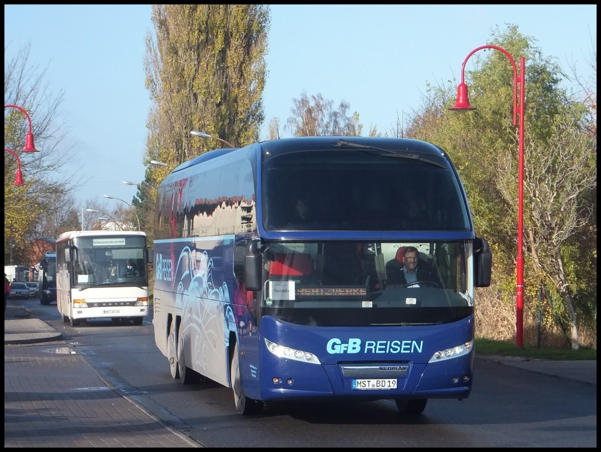 Neoplan Cityliner von GFB-Reisen aus Deutschland in Bergen.