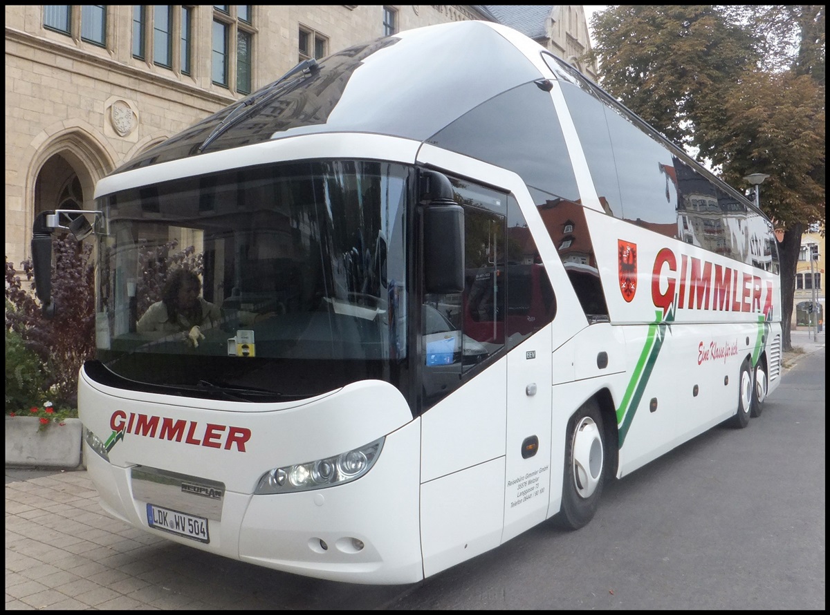 Neoplan Starliner von Gimmler aus Deutschland in Erfurt.