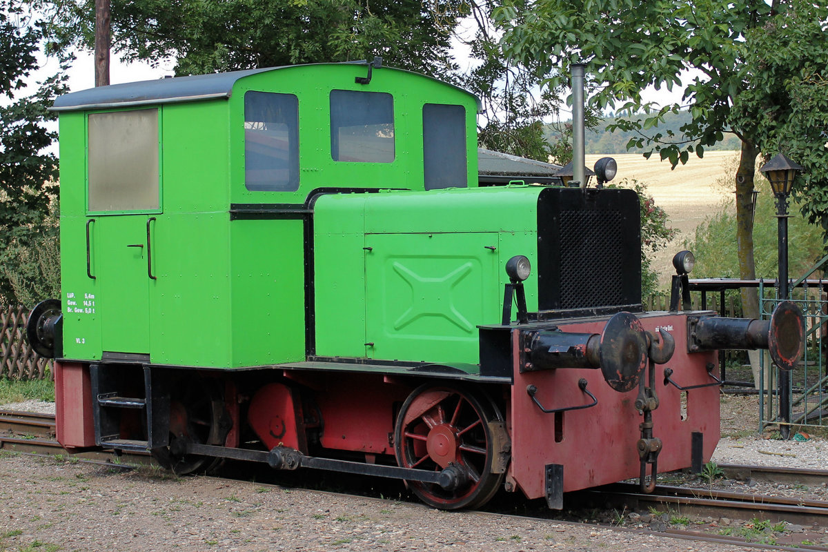 O&K Typ 2D, Baujahr 1942 am 21.08.2019 im Museumsbahnhof Almstedt - Segeste.