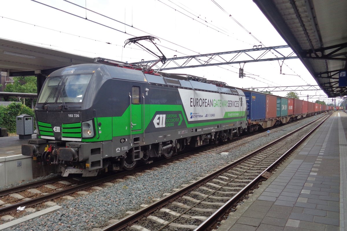 RTB 193 726 durchfahrt Dordrecht am 19 Juli 2018.