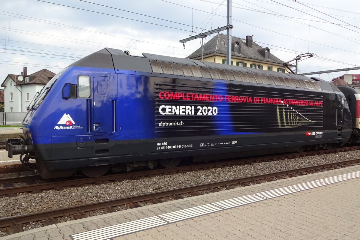 SBB 460 031 steht am 25 Mai 2019 in Brugg AG.