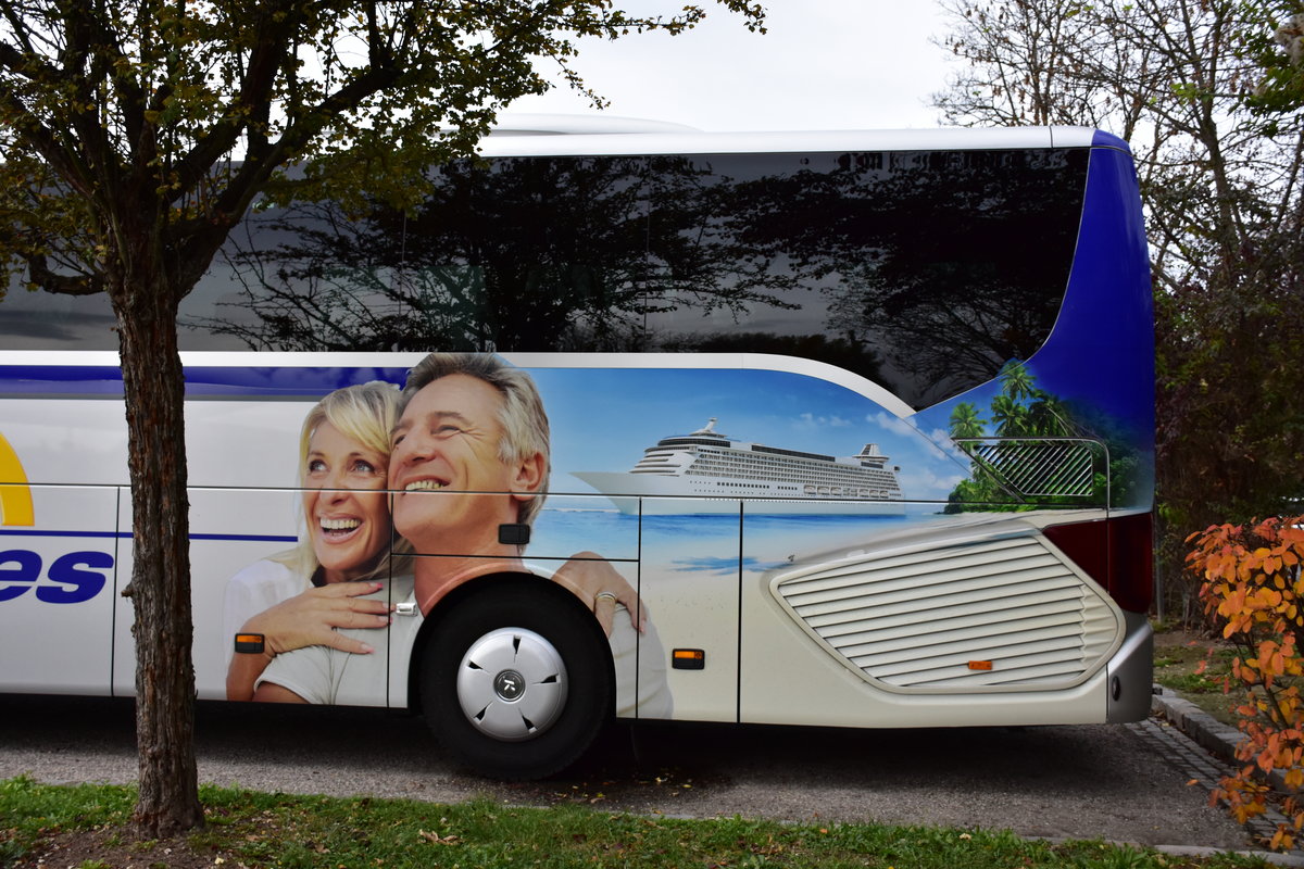 Sch�nes linkes Seitendekor am Setra 515 HD von SAB Reisen aus �sterreich.