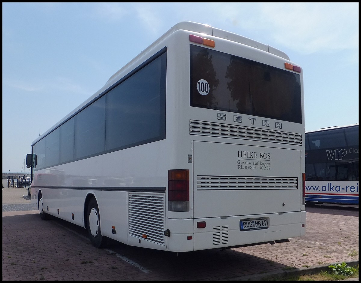 Setra 315 H von Heike Bs aus Deutschland im Stadthafen Sassnitz.