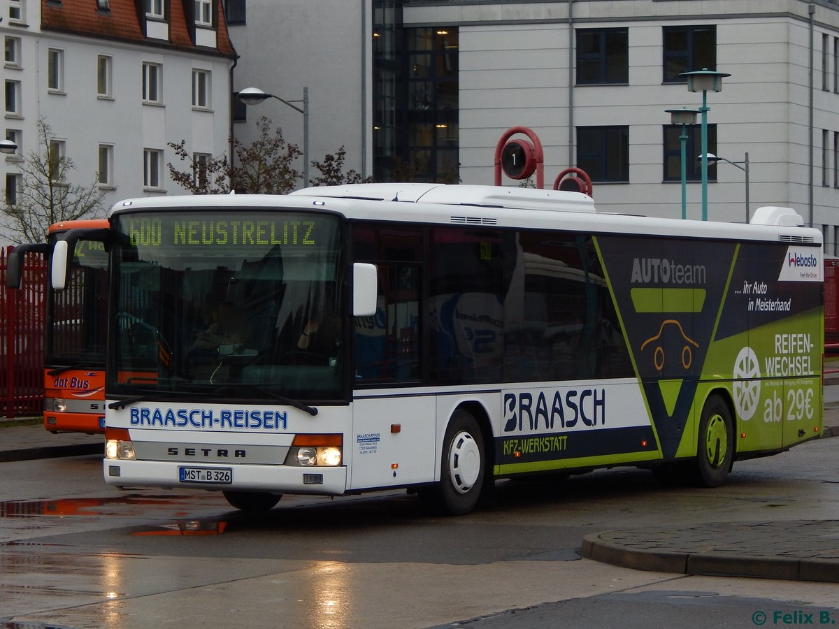 Setra 315 NF von Braasch Reisen aus Deutschland in Neubrandenburg. 