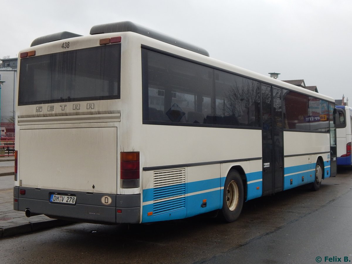 Setra 315 UL der MVVG in Neubrandenburg.