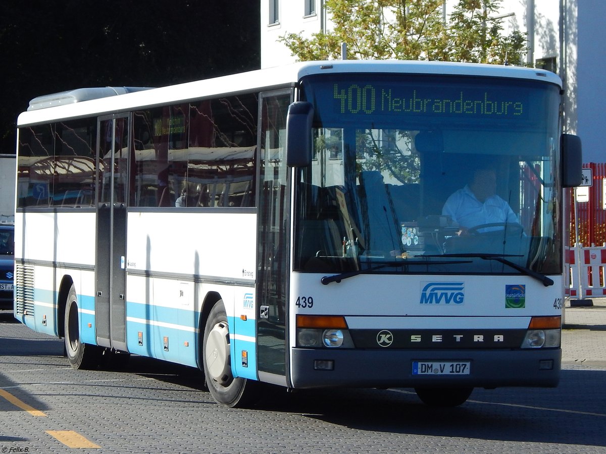 Setra 315 UL der MVVG in Neubrandenburg.