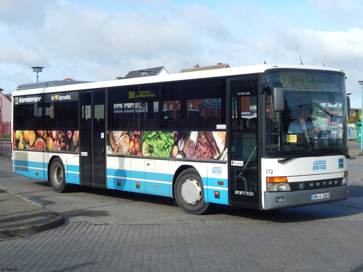 Setra 315 UL der MVVG in Neubrandenburg.