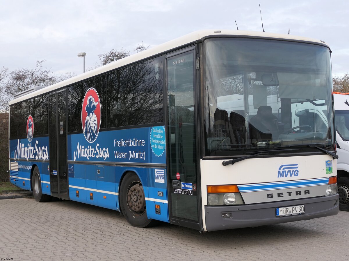 Setra 315 UL der MVVG in Waren.