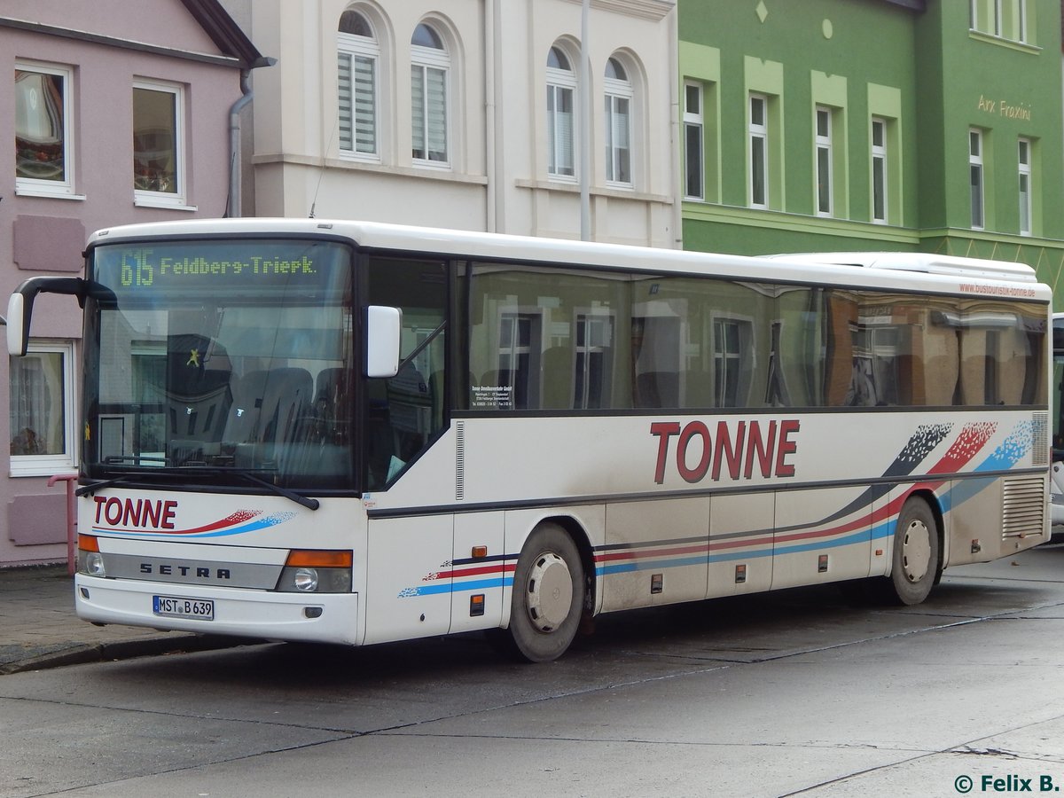 Setra 315 UL von Tonne aus Deutschland in Neubrandenburg.