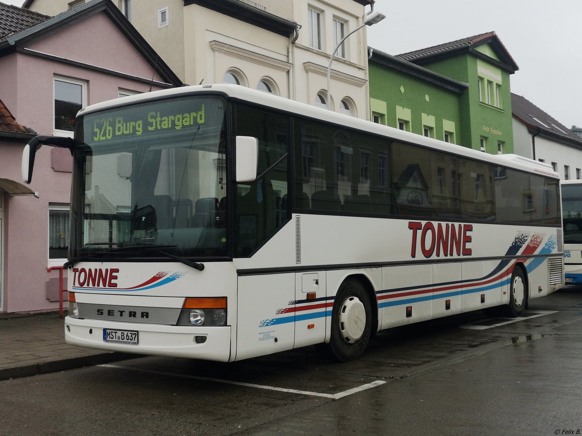 Setra 315 UL von Tonne aus Deutschland in Neubrandenburg.