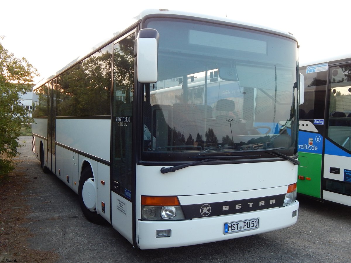 Setra 315 UL von Unger aus Deutschland in Neubrandenburg.