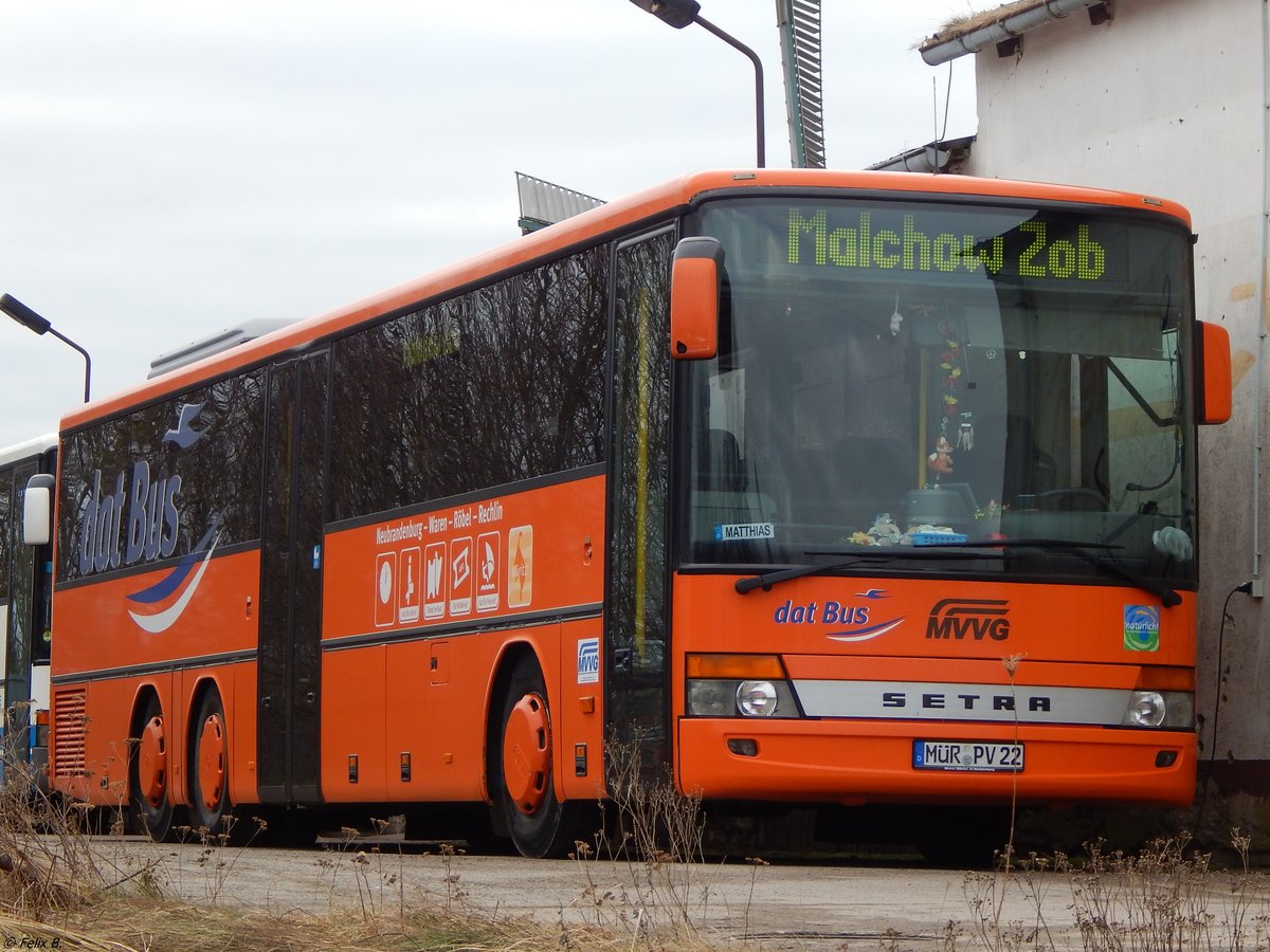 Setra 317 UL der MVVG in Malchow.