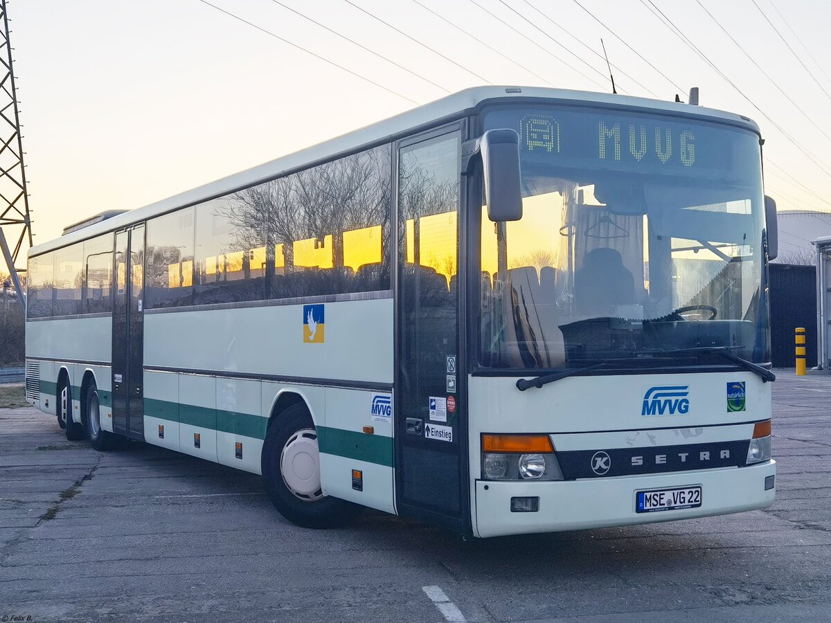 Setra 319 UL der MVVG in Neubrandenburg.