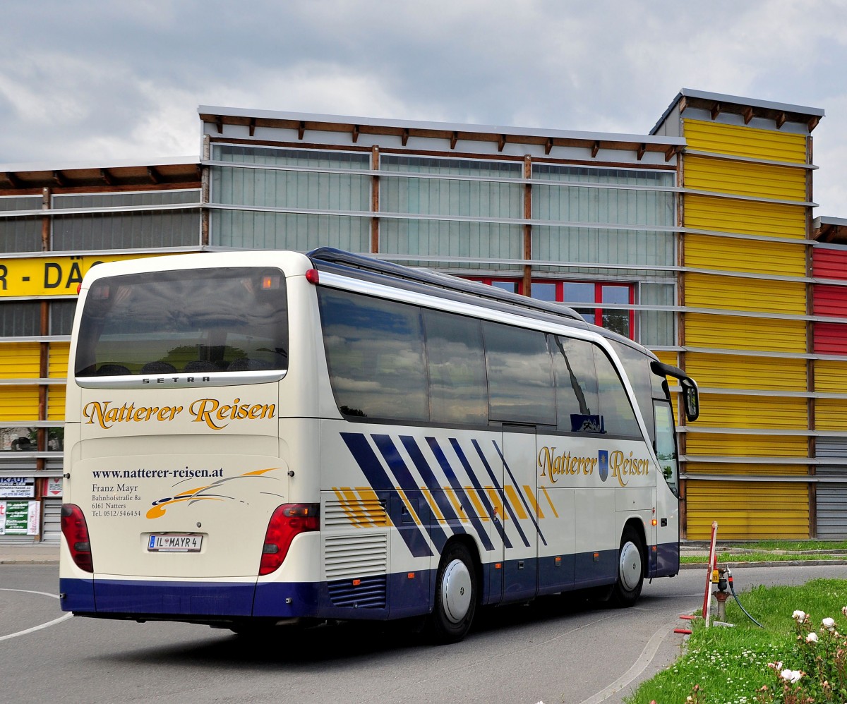 Setra 400er Serie von Natterer Reisen aus �sterreich am 31.Mai 2014 in Krems gesehen.