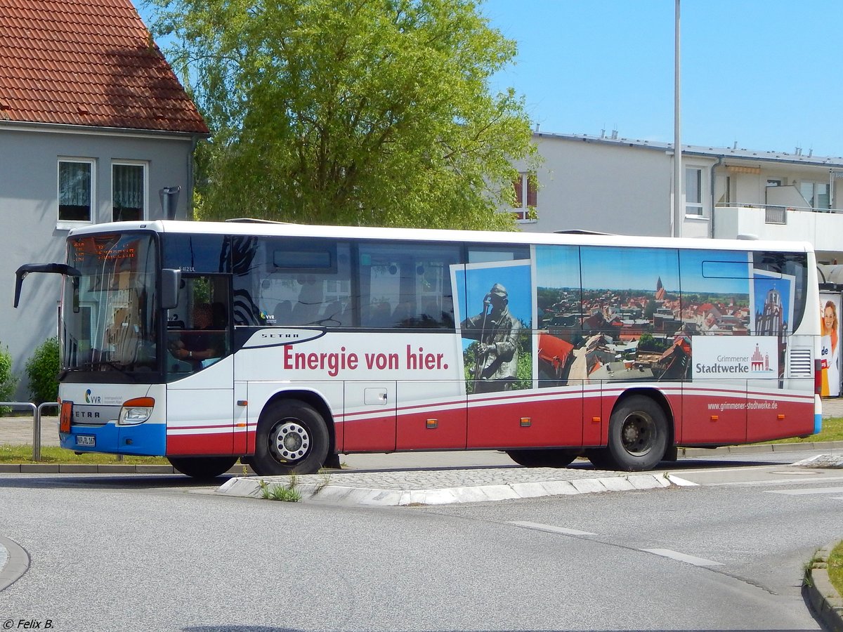 Setra 412 UL der VVR in Grimmen.
