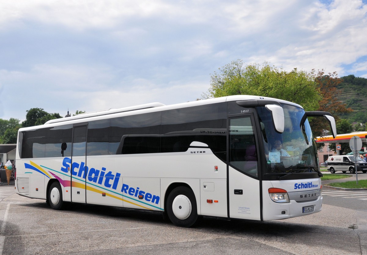 Setra 415 GT von Schaitl Reisen aus Deutschland am 12.Juli 2014 in Krems.