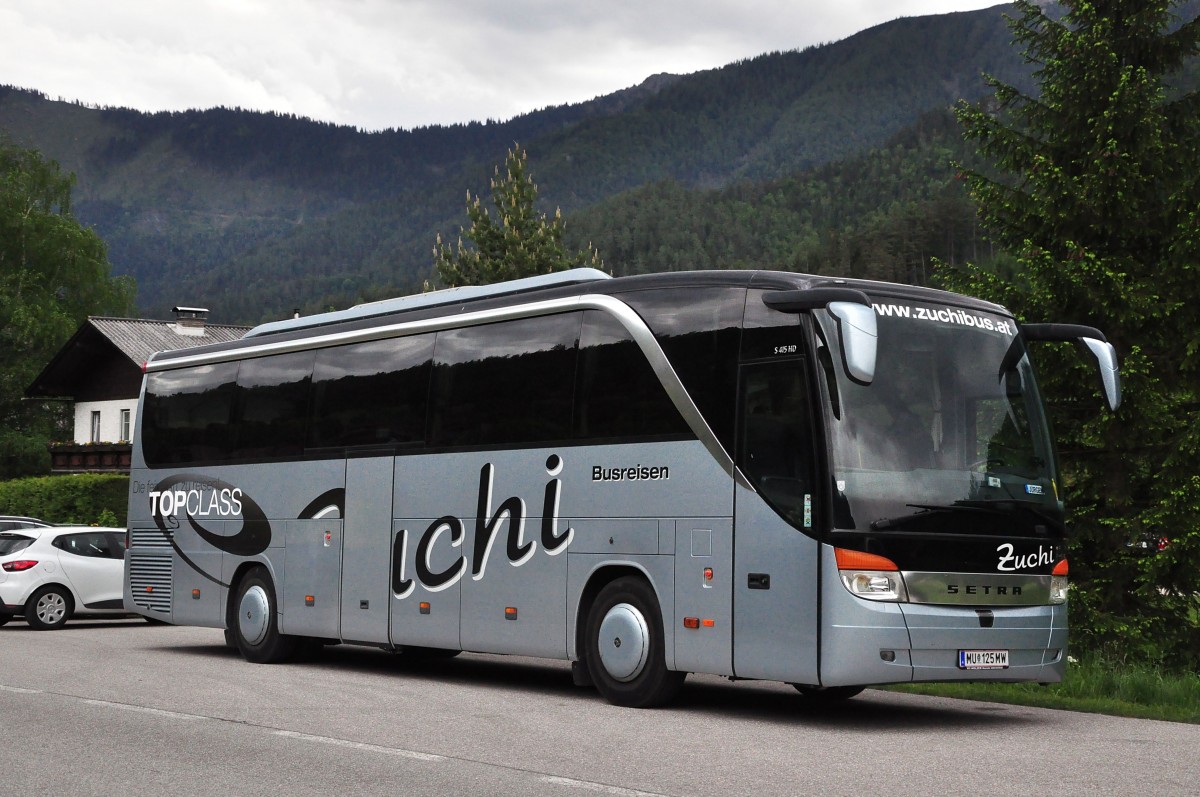 Setra 415 HD von Zuchi Bus im Mai 2015 in Nieder�sterreich gesehen.