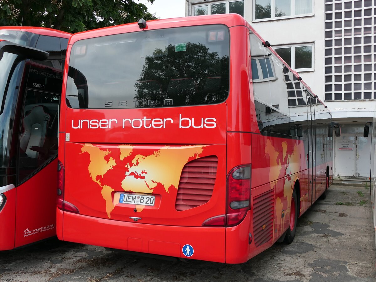 Setra 415 LE Business von URB aus Deutschland in Ueckermünde. 