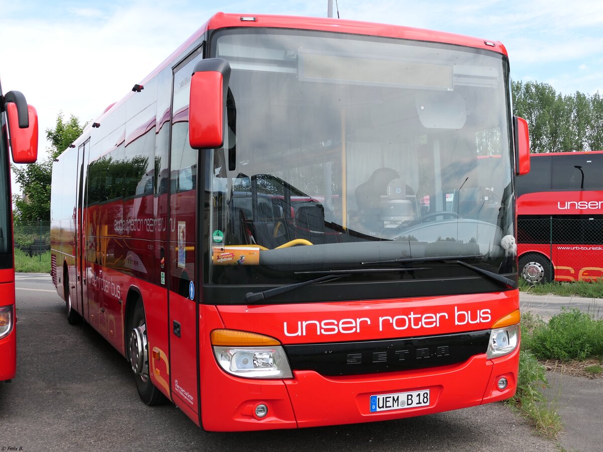 Setra 415 LE Business von URB aus Deutschland in Ueckermünde. 