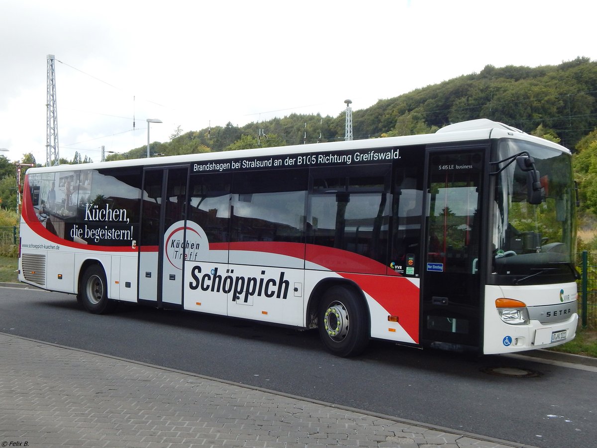 Setra 415 LE Business der VVR in Sassnitz.