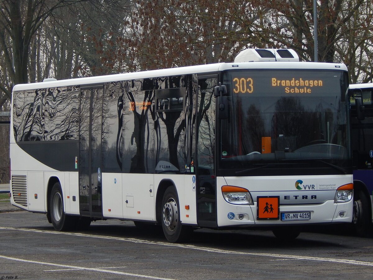 Setra 415 LE Business der VVR in Stralsund.