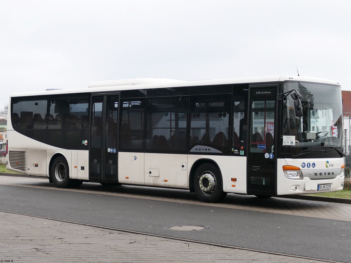 Setra 415 LE Business der VVR in Sassnitz.