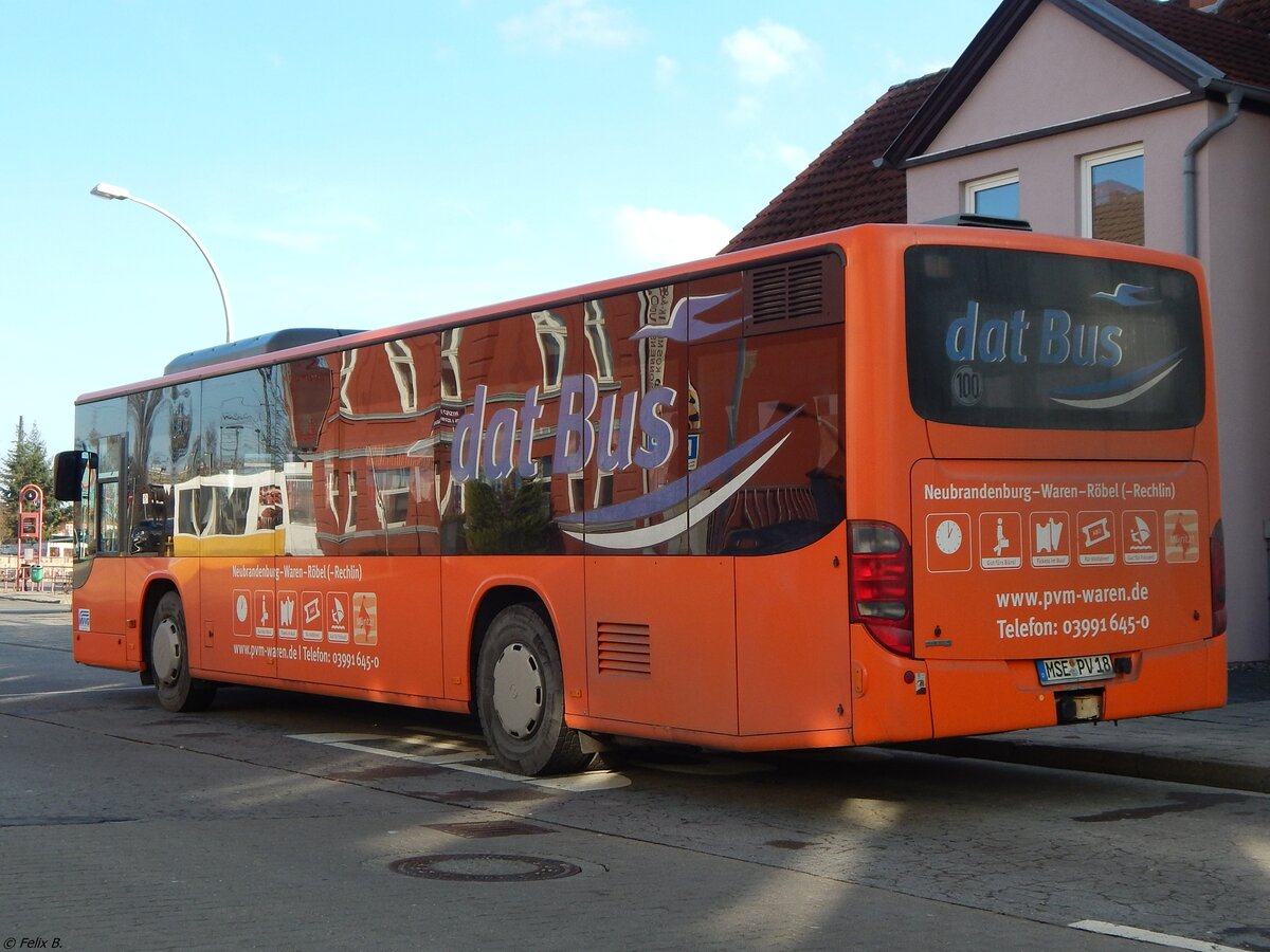 Setra 415 NF der MVVG in Neubrandenburg.