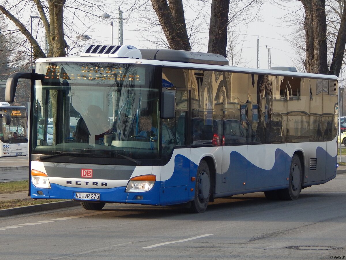 Setra 415 NF von der Usedomer Bäderbahn in Greifswald. 