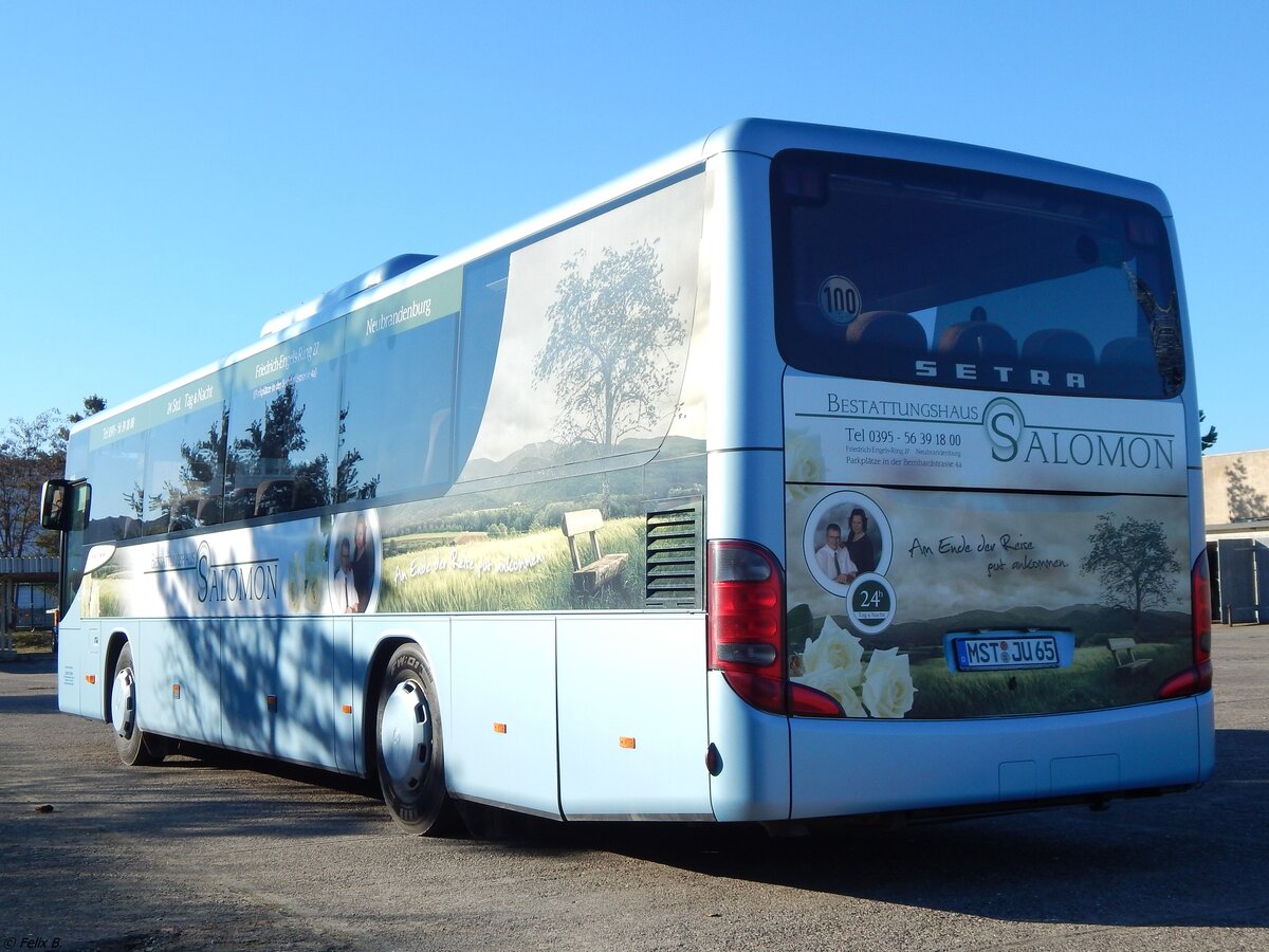 Setra 415 UL von Unger aus Deutschland in Neubrandenburg.